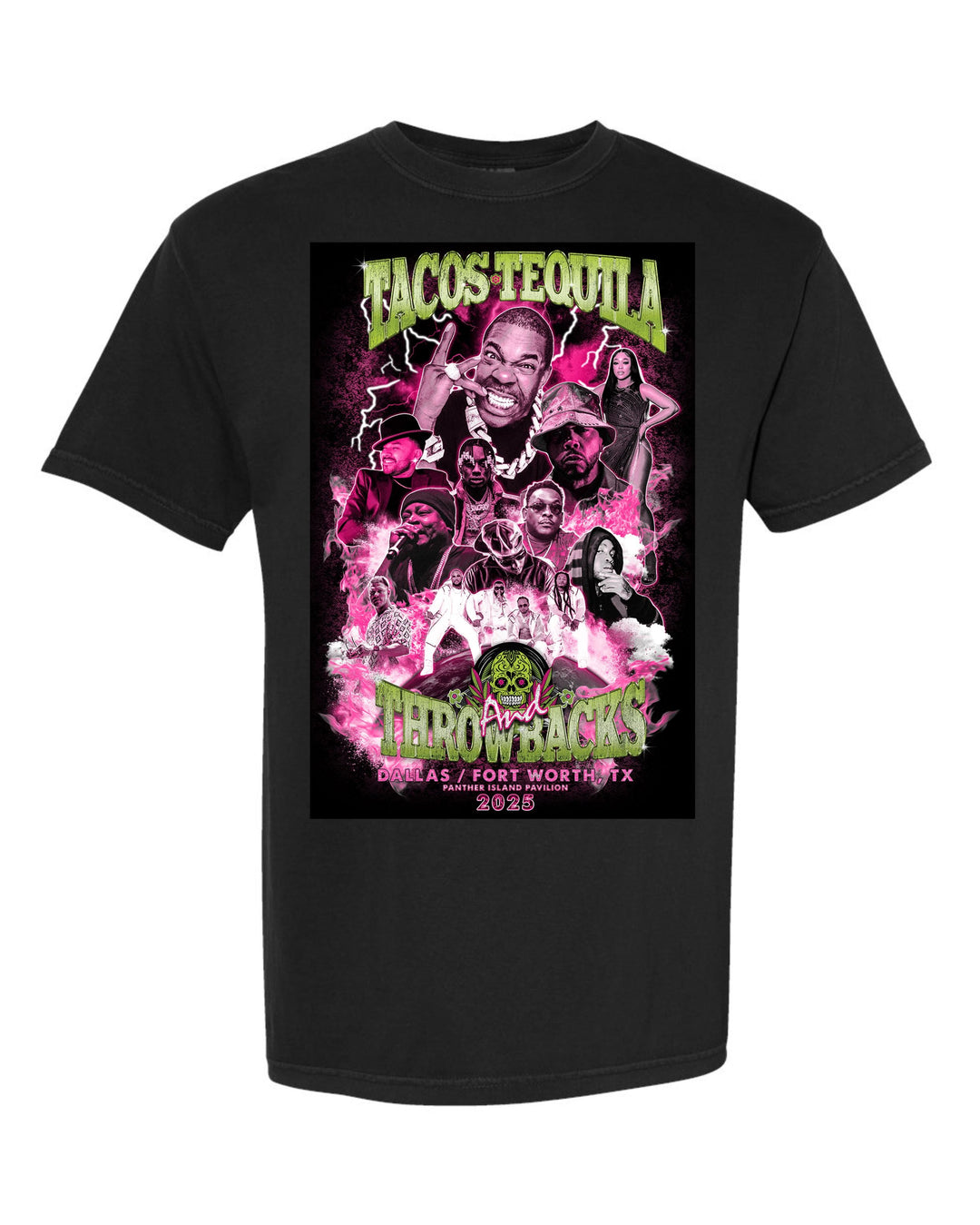 Tacos & Tequila Dallas Fort Worth 2025 Bootleg - Tee : Unisex - LIMITED EDITION