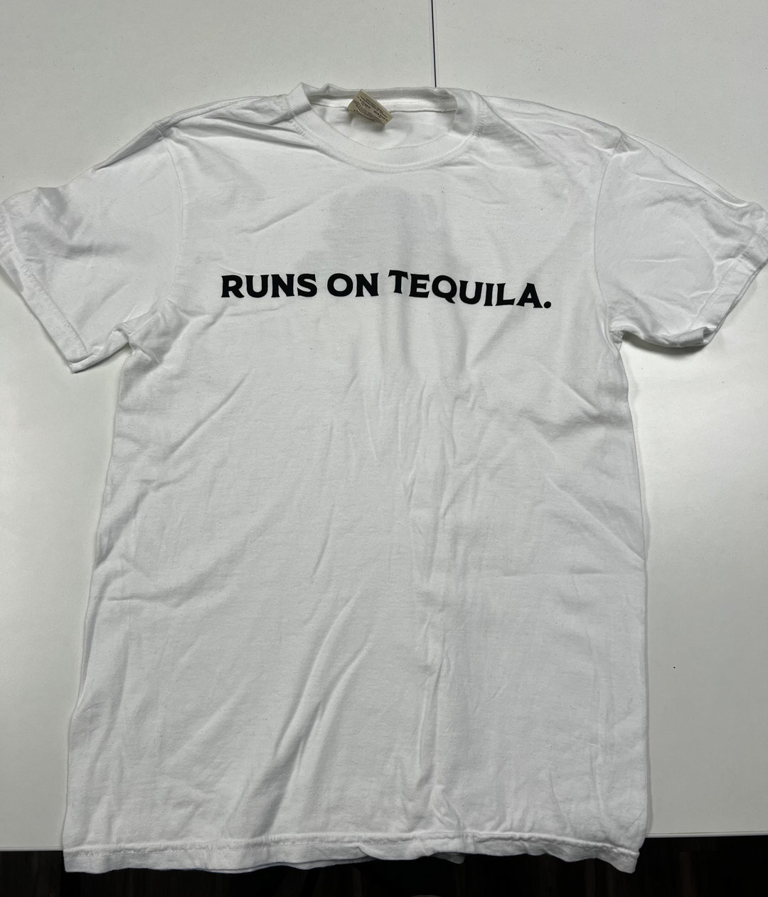 Runs on Tequila - White Tee