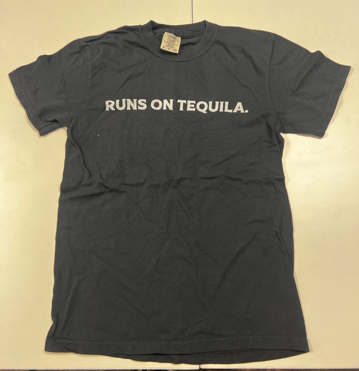 Runs on Tequila Black Tee