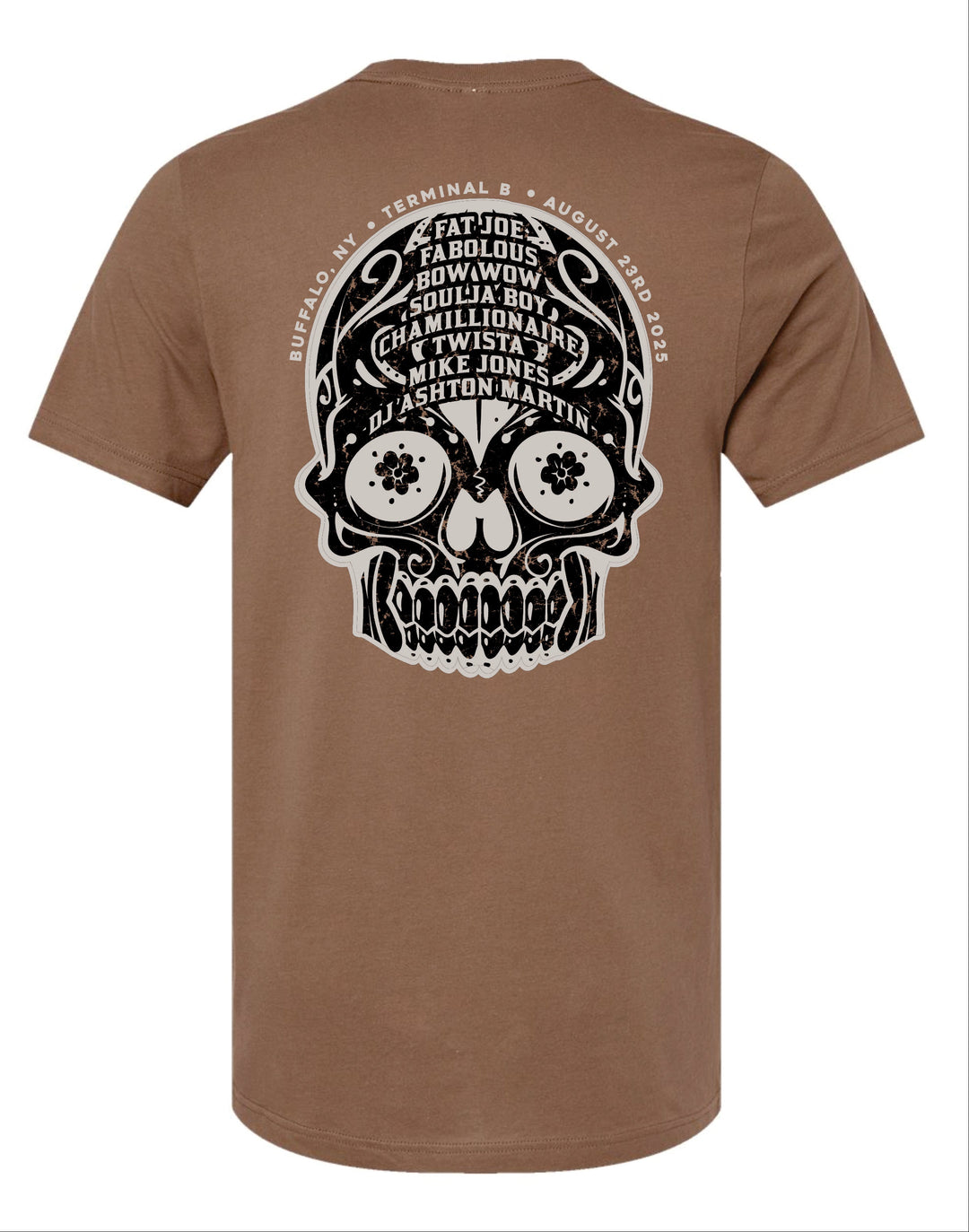 Tacos & Tequila Buffalo 2025 Skull Lineup - Tee : Unisex - LIMITED EDITION