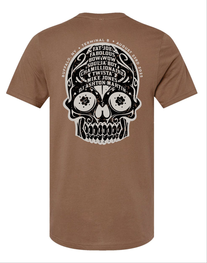 Tacos & Tequila Buffalo 2025 Skull Lineup - Tee : Unisex - LIMITED EDITION