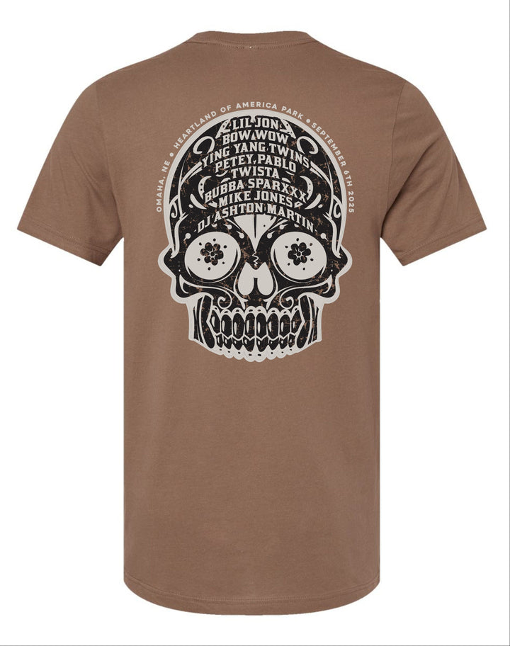 Tacos & Tequila Omaha 2025 Skull Lineup - Tee : Unisex - LIMITED EDITION