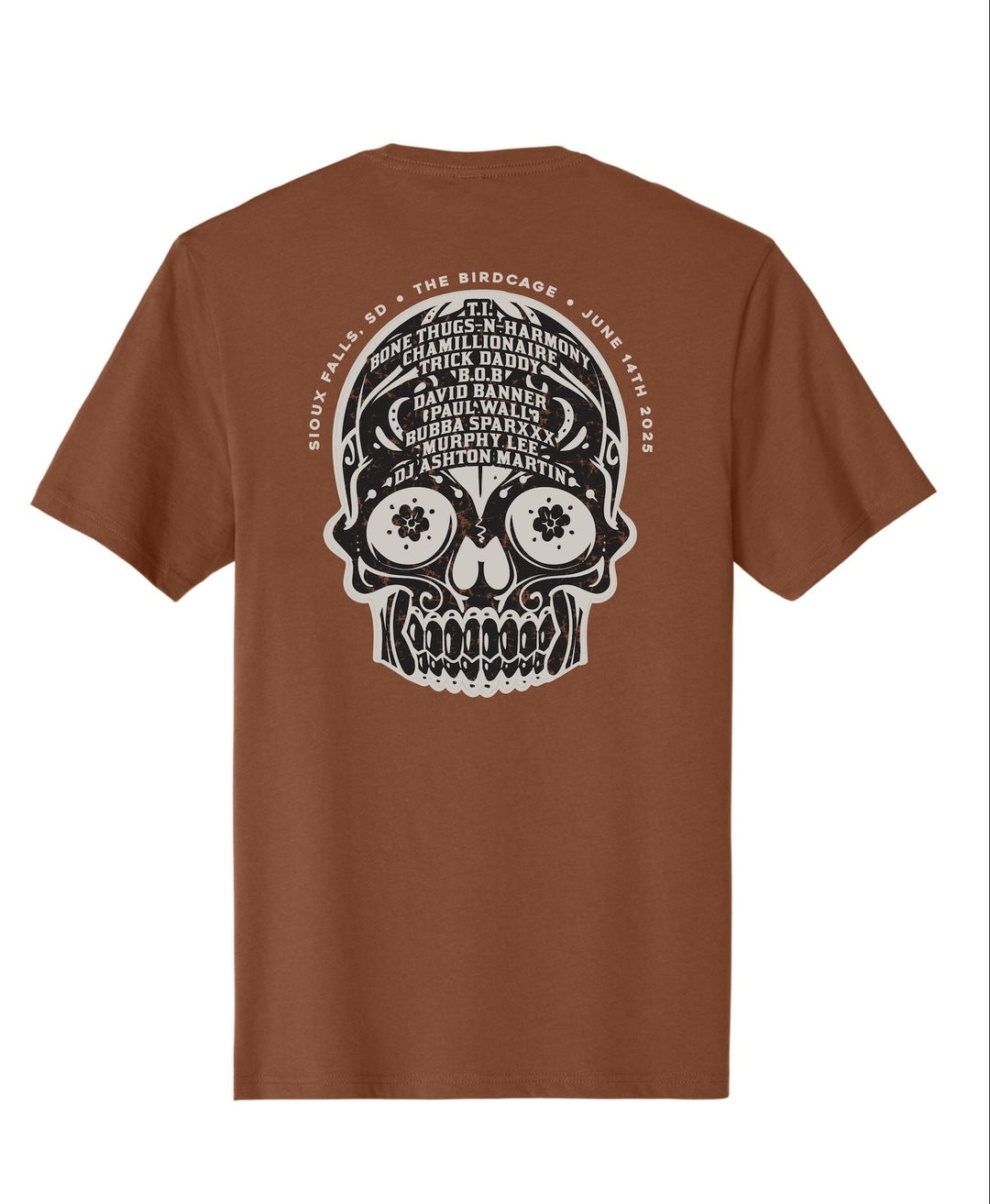 Tacos & Tequila Sioux Falls 2025 Skull Lineup - Tee : Unisex - LIMITED EDITION