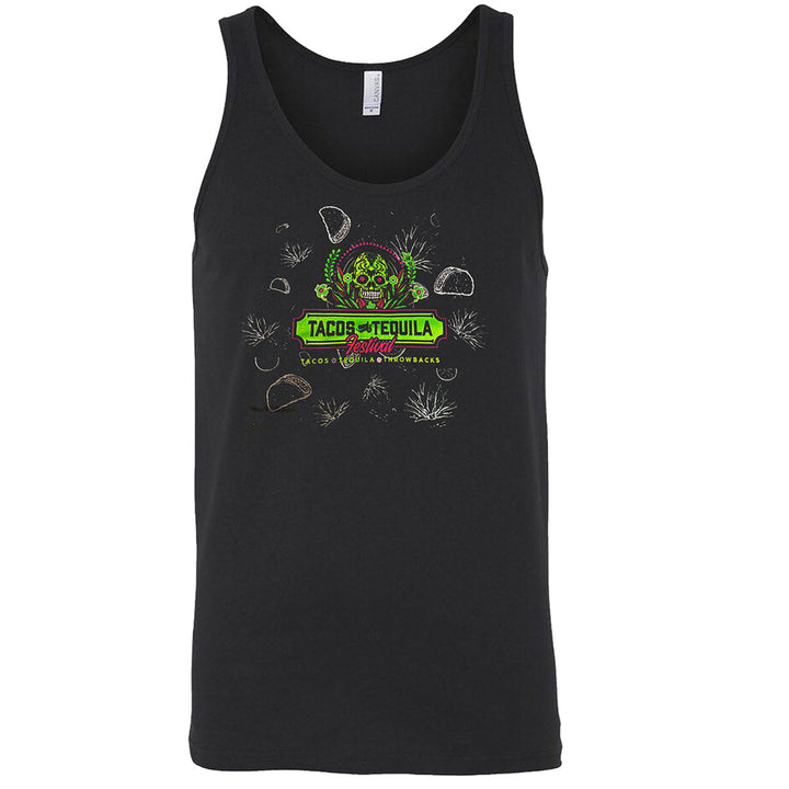 Tacos and Tequila Logo - Tank : Unisex