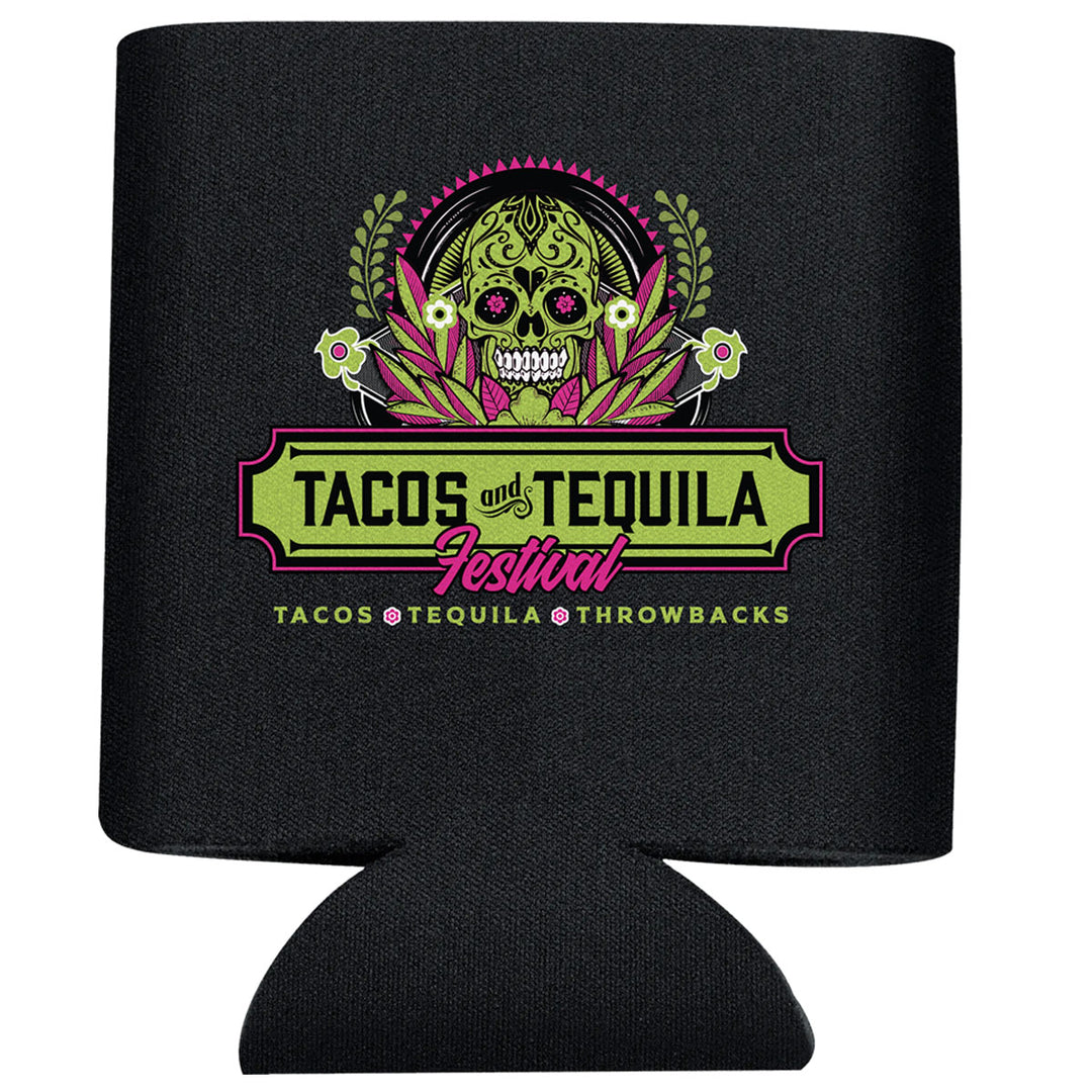 Tacos and Tequila Logo Can Cooler : Koozie