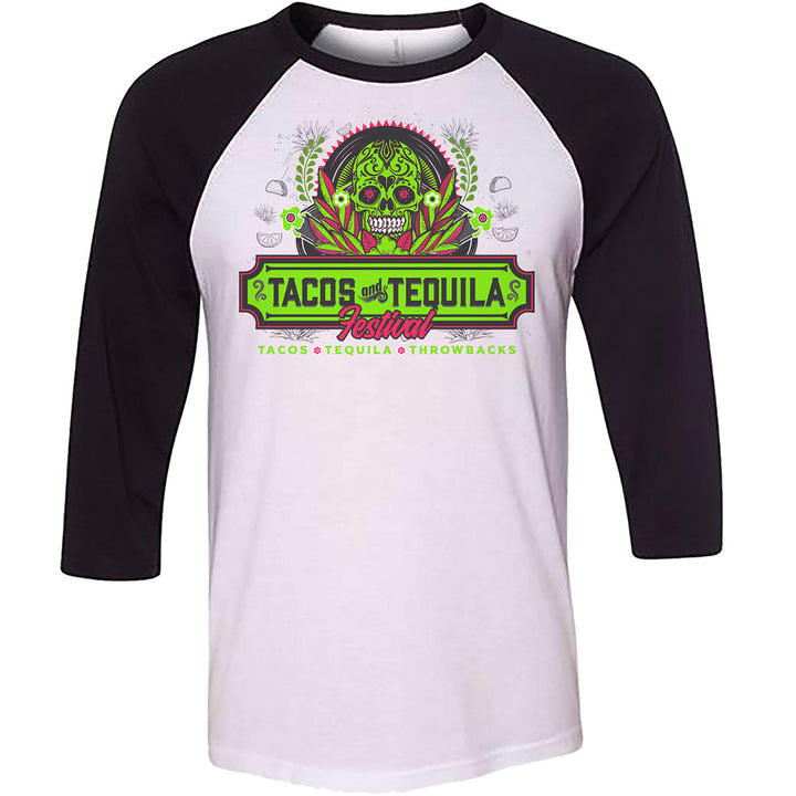 Tacos and Tequila Logo - Raglan : Unisex